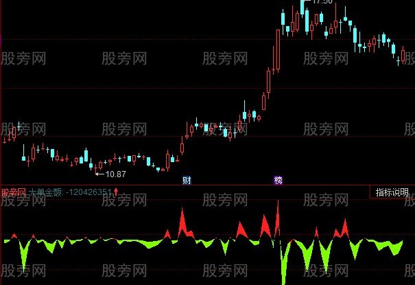 同花顺DDZ大单金额指标公式