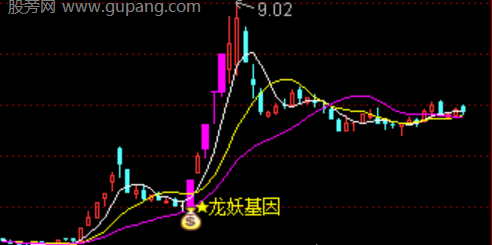 通达信龙妖基因主图指标公式